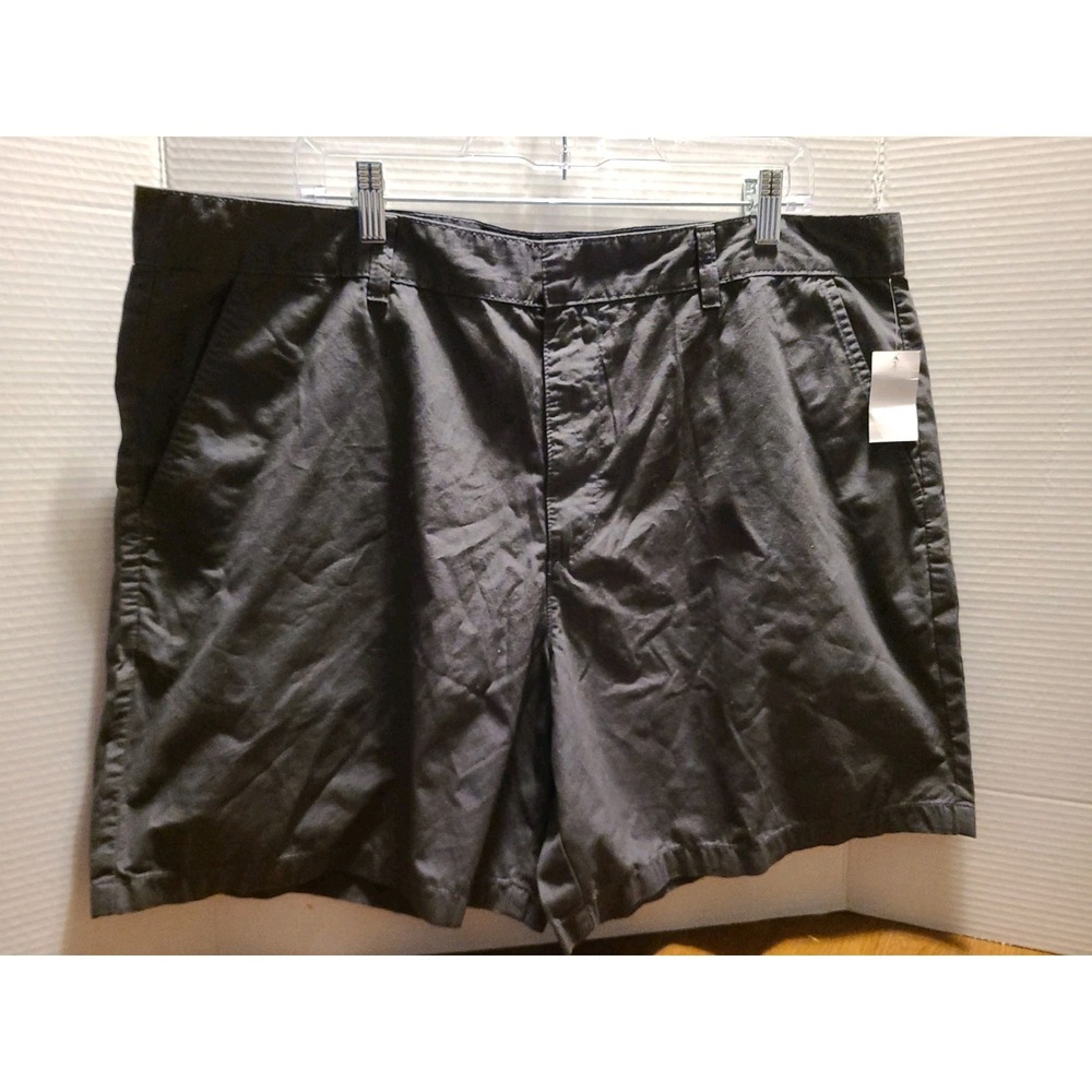 Mens Shorts Size 40 Causal Summer Cotton Khaki Shorts Gray 7" Inseam